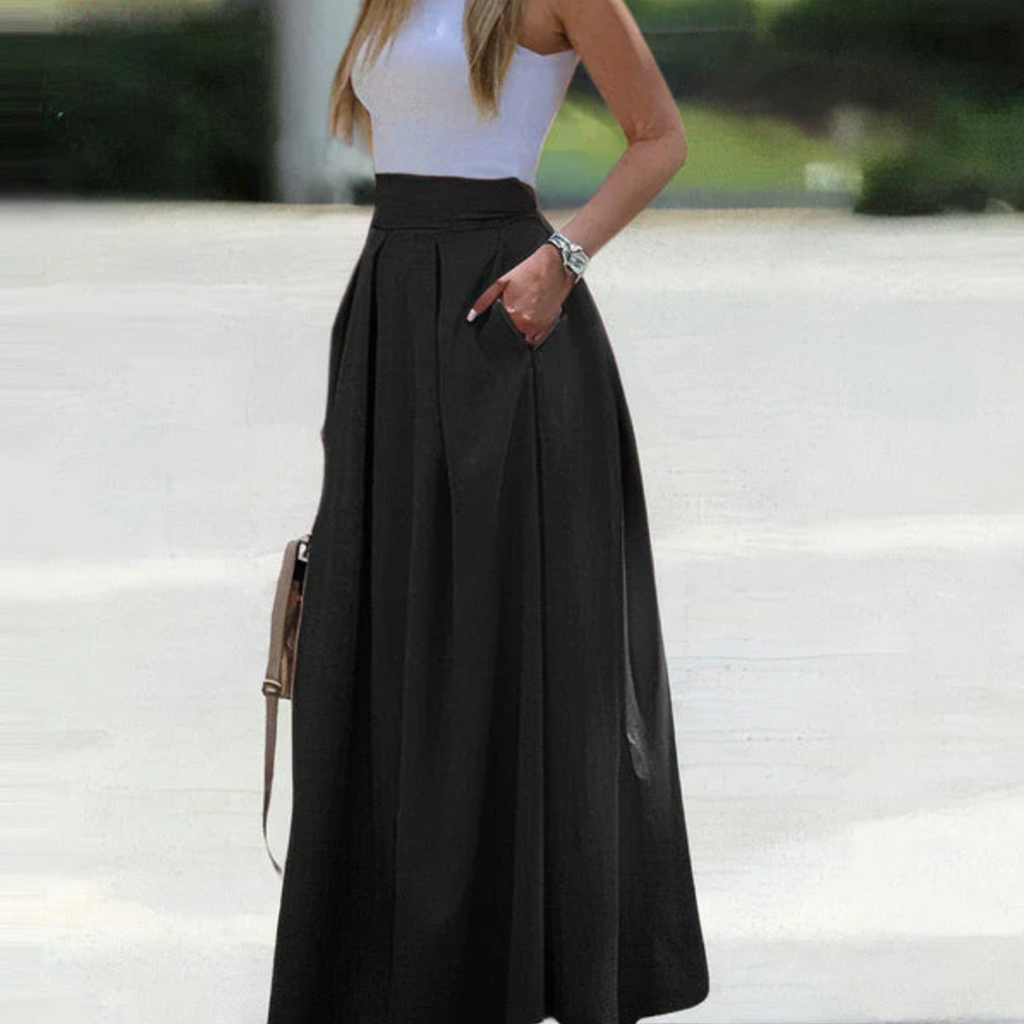 WW | Elegante, Plissierte und Lockere Rock
