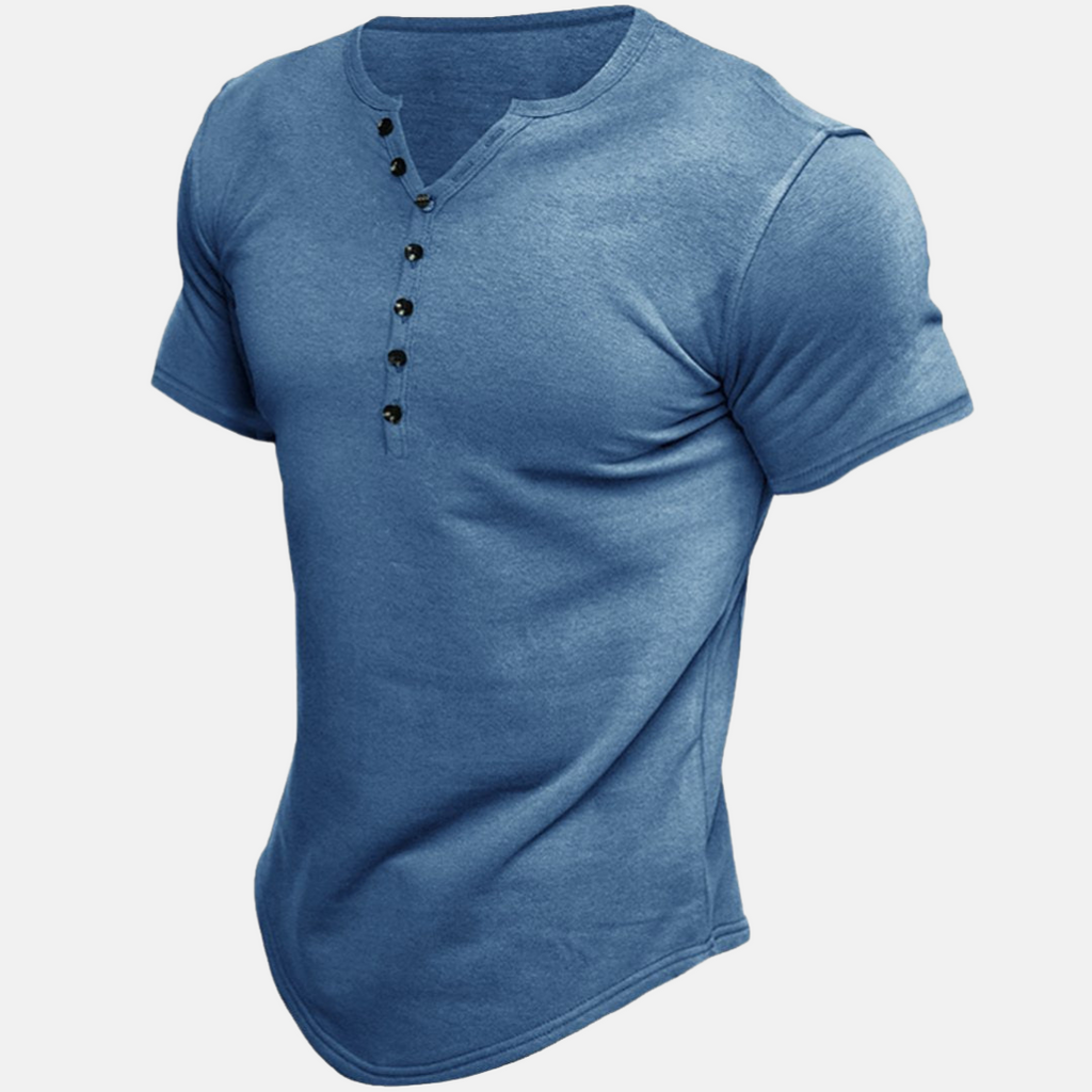 WW | Premium Henley Shirt Mit Kurzarm
