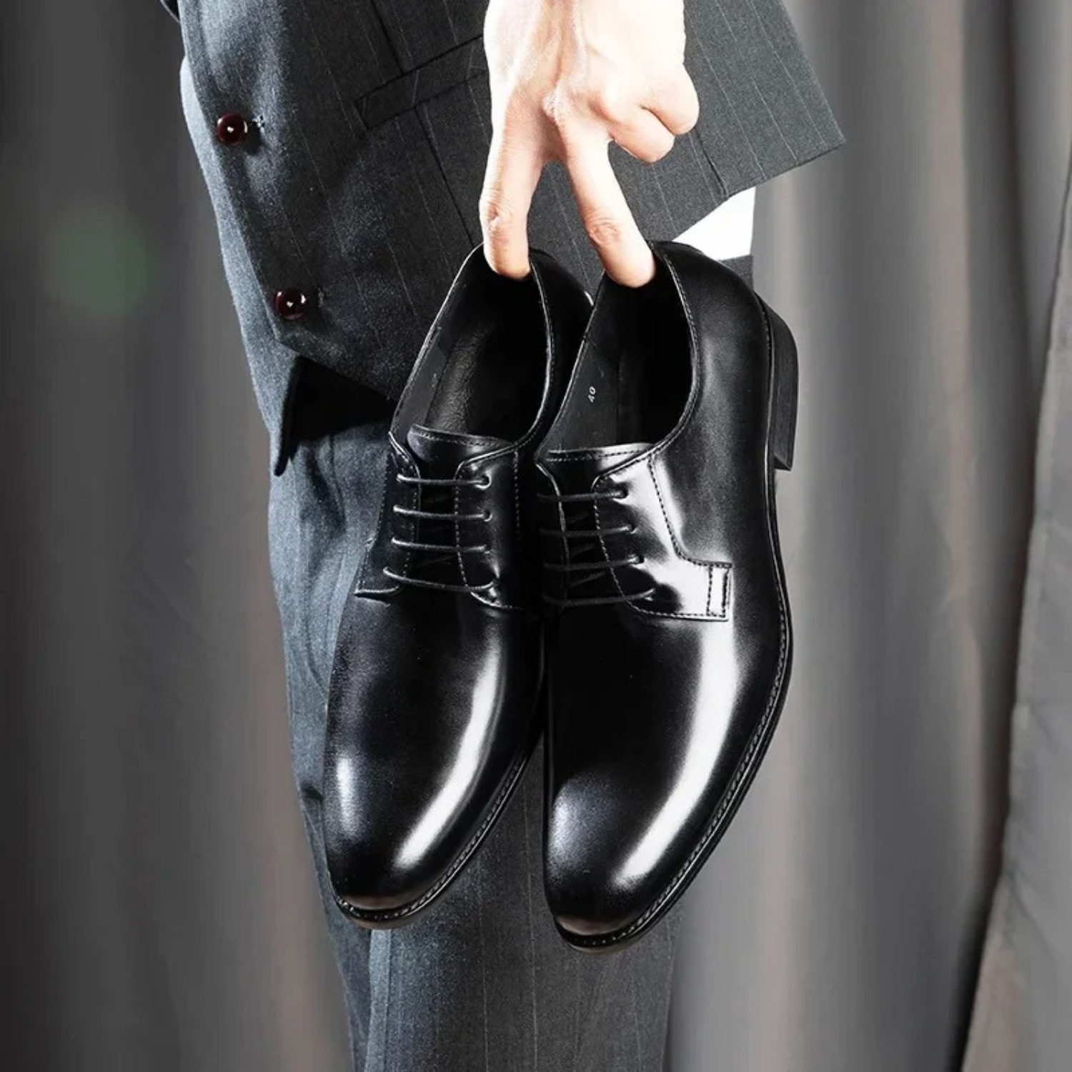 WW | Schnürschuhe Italiano Derbi Leder Anzugschuhe Herren