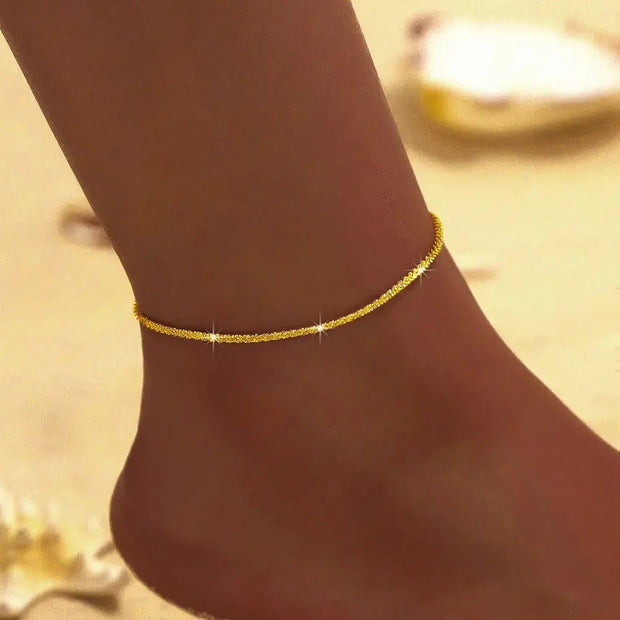 WW | Gold/silver Fußkettchen Für Damen