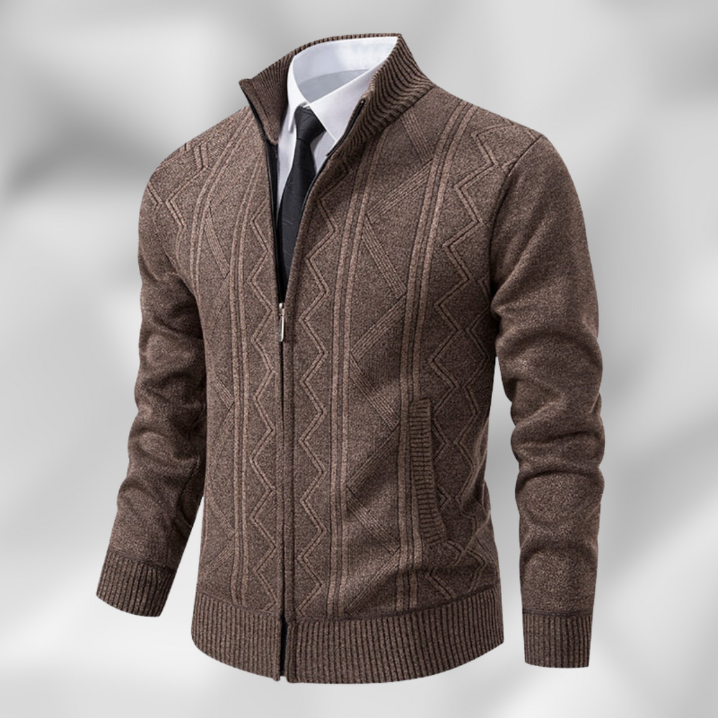 WW | Professionelle Business Strickjacke mit Kragen