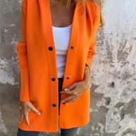 WW | Lange Strickjacken Für Damen Eleganter Strickjacke Mit Kapuze Und Knöpfen