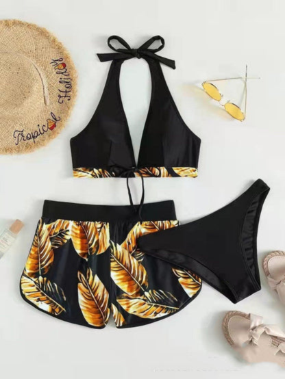 WW | Bikini Und Short Satz Für Damen Sommer Outfit Strand Satz