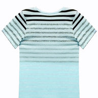 WW | T-Shirt Rundhals Kurzarm Gestreift
