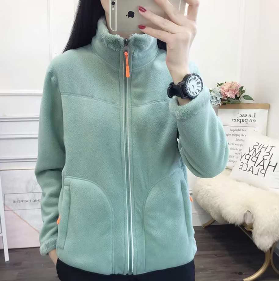 WW | Doppelseitige Fleecejacke