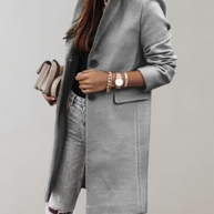 WW - Langarm-Mantel mit Revers