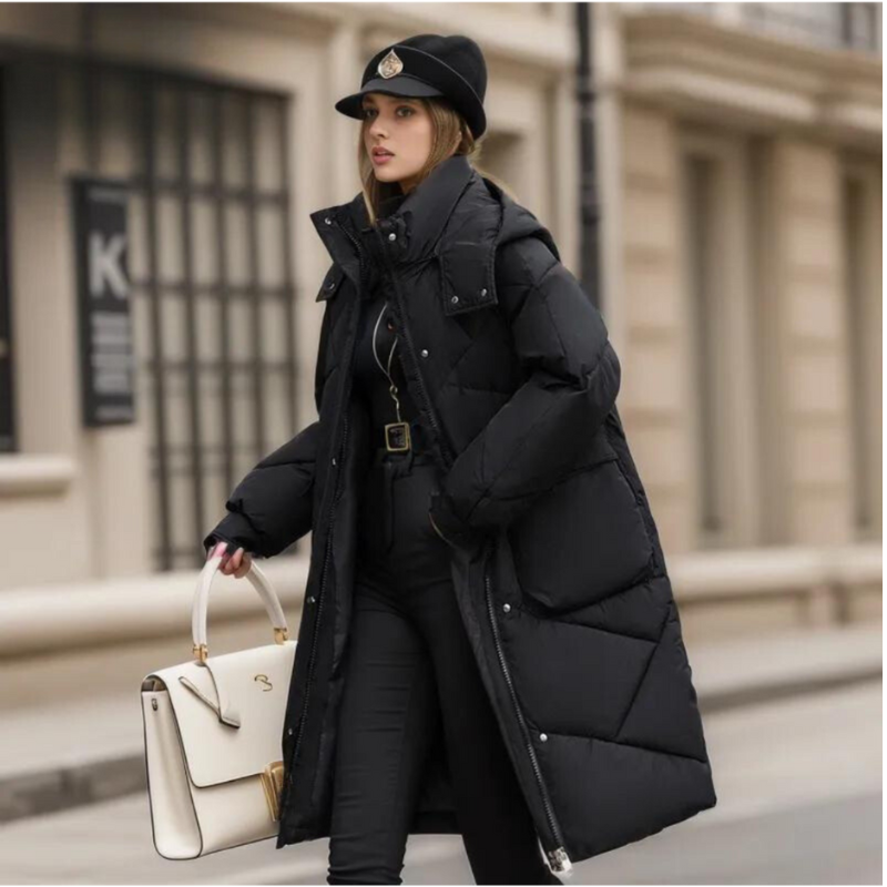 WW | Lange Jacke Für Frauen Winter Warm