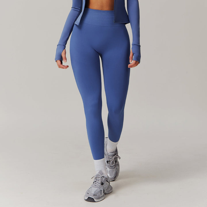 W&W Mode | Coole Fitness Gerippte Hohe Taille Yoga-Hose
