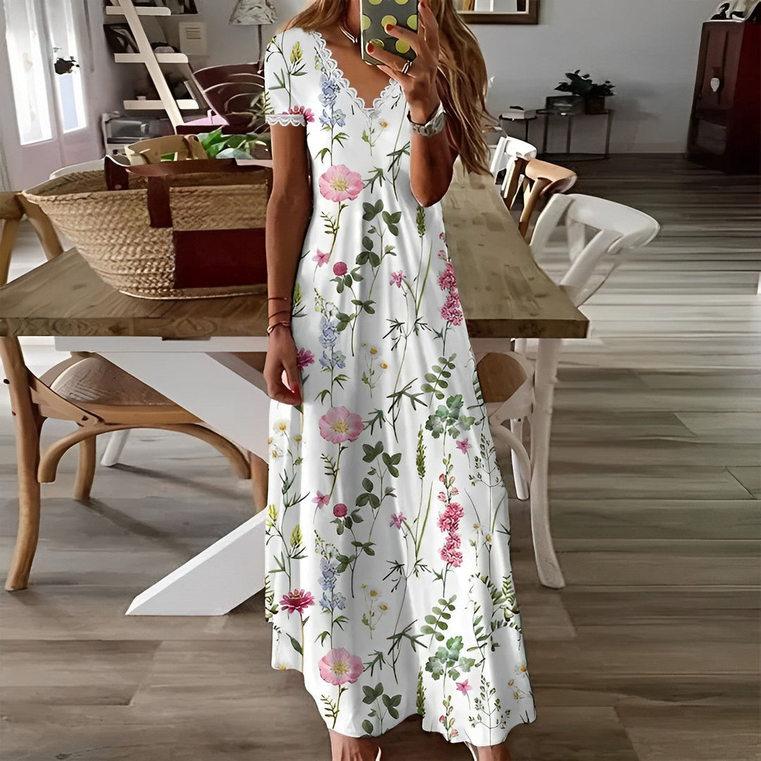 W&W Mode | Elegantes, Stilvolles Blumenkleid