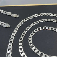 WW | 925 Sterling Silber Gesicht Kette