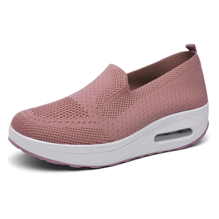 W&W Mode – Einfarbige, atmungsaktive Damen-Slipper aus Mesh