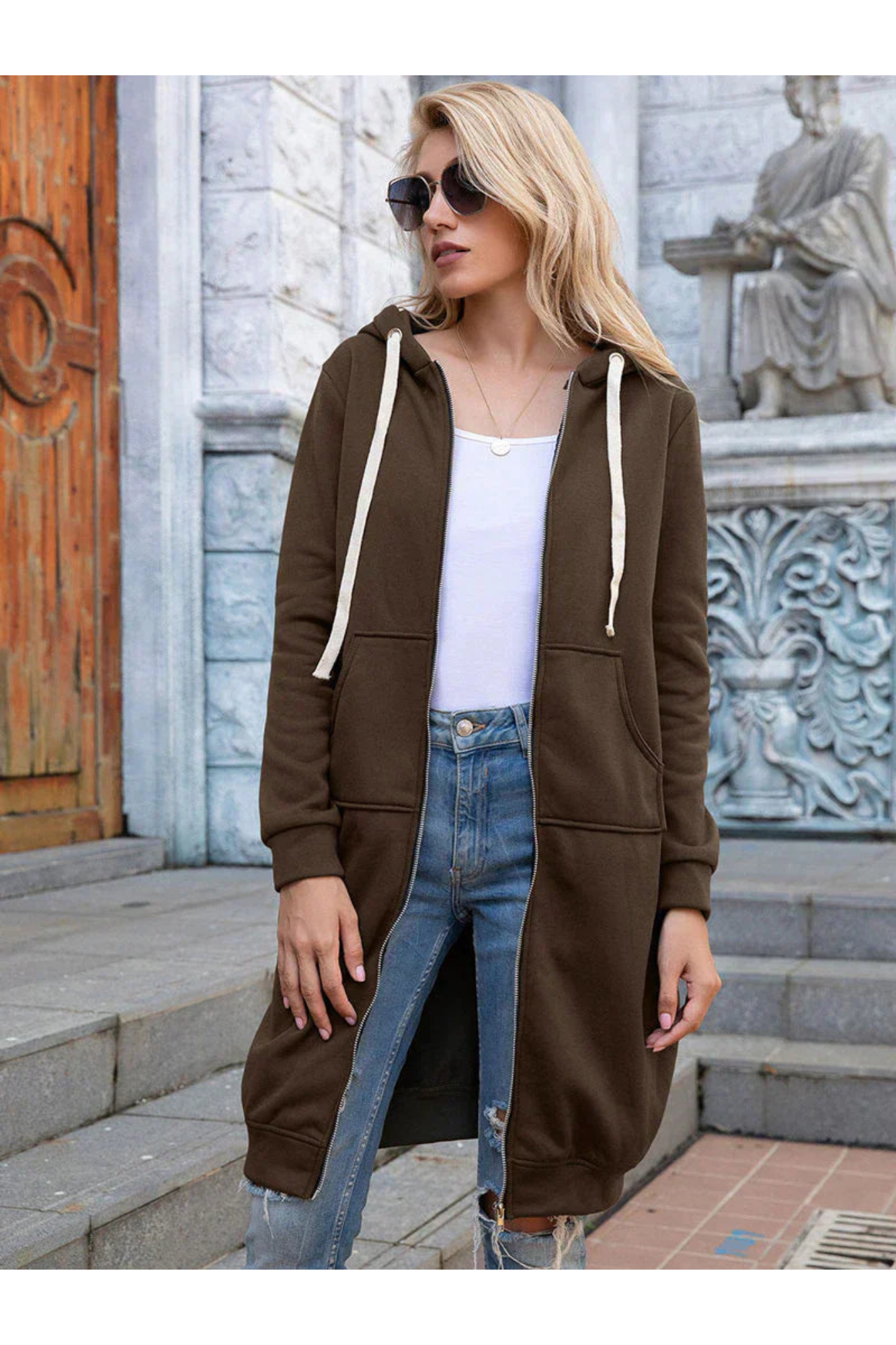 WW | Lange Jacke Für Damen