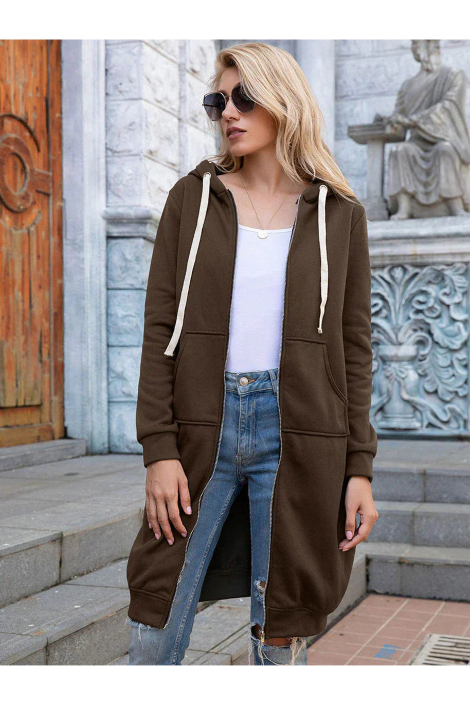 WW | Lange Jacke Für Damen