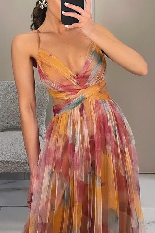 WW | Enchant My Love Print Maxi Kleid