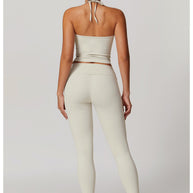 WW | Trendige Fitness Schnell-Trocknend Yoga-Hose mit Falten