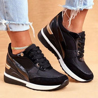 WW | Plattform Sneakers Mit Pailletten