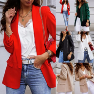 WW | Stilvolle Damen Blazer mit Einzelknopfverschluss Ideal für Die Arbeit