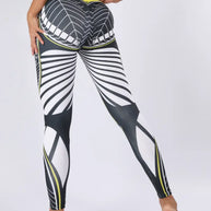 WW | Schweißabsorbierende, Bedruckte Sportleggings