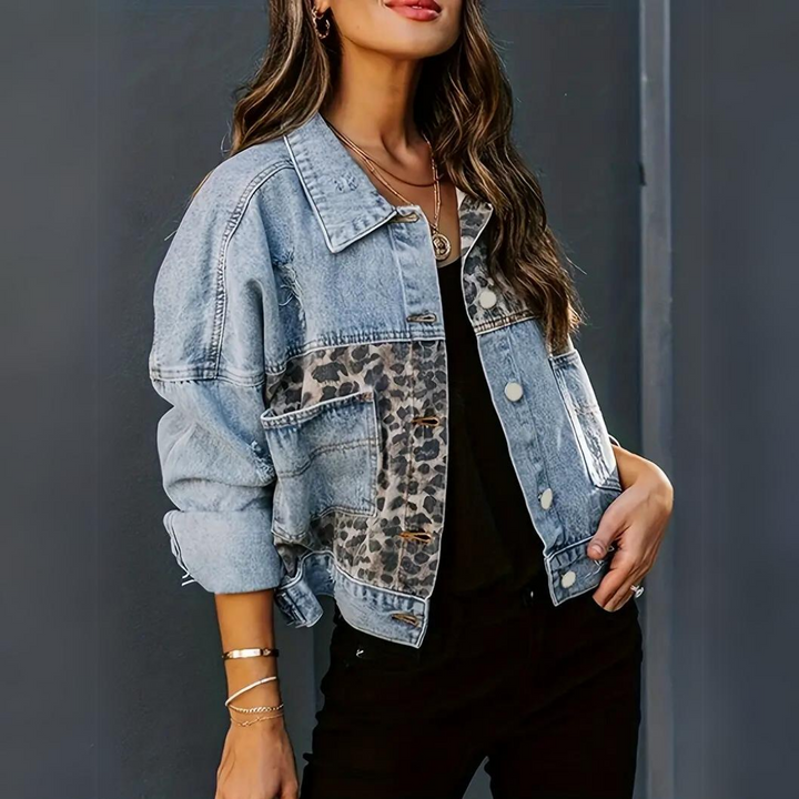 W&W Mode | Trendige Jacke mit Leopardenmuster