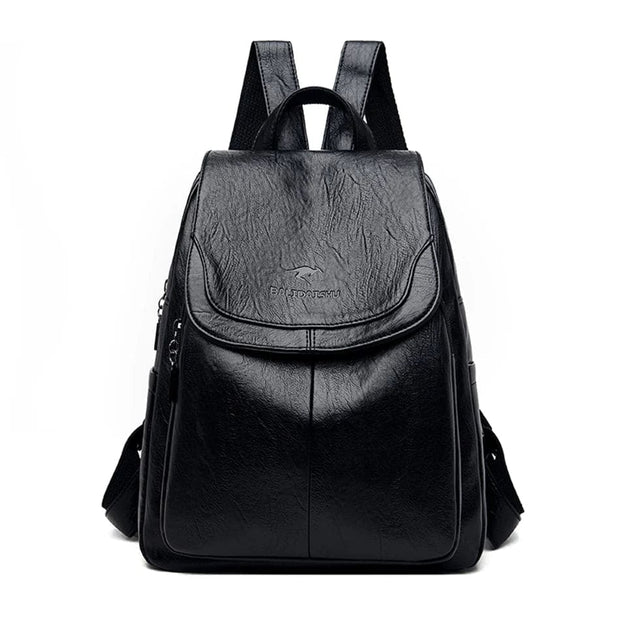 WW | Diebstahlsichere Leder Rucksack