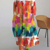 WW | Elegante Farbenfrohe Sommer Maxi Kleid