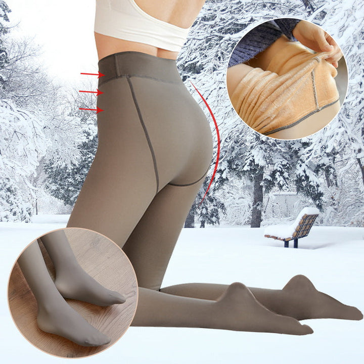 W&W Mode | Warme Superstretch Plüschstrumpfhose