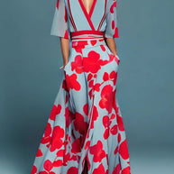 WW | Elegantes Kleid mit Blumenmuster