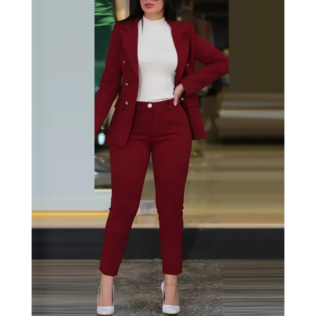 W&W Mode | Blazer Und Hosensatz Für Damen