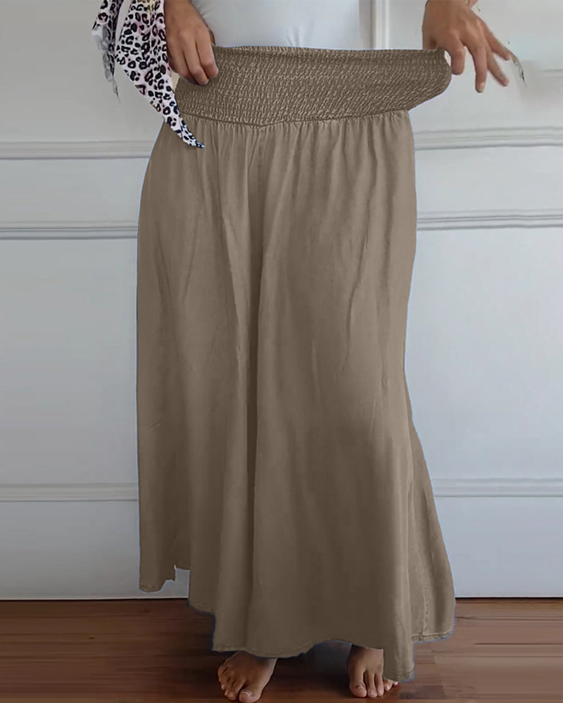 WW | Hose mit Elastischem Bund und Weiten Beinen