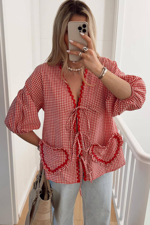 WW | Perfectly You Bind Front Gingham Bis Top 10 Farben