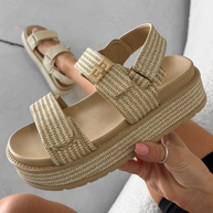 WW | Chunky Rattansandalen für Damen