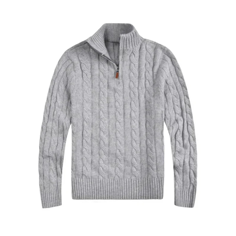 WW | Trendy Strickjacke Mit Reißverschluss