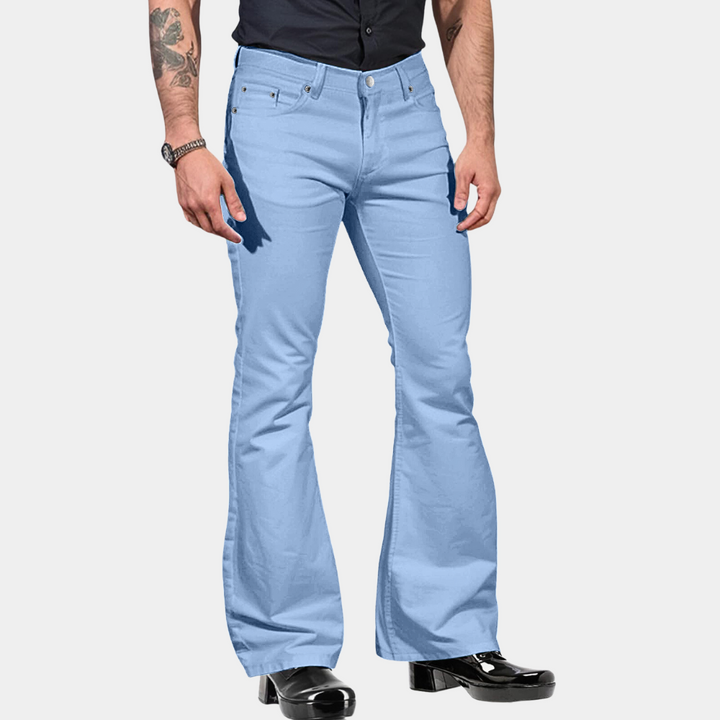 W&W Mode | Weit Geschnittene Hose Für Herren Weiß