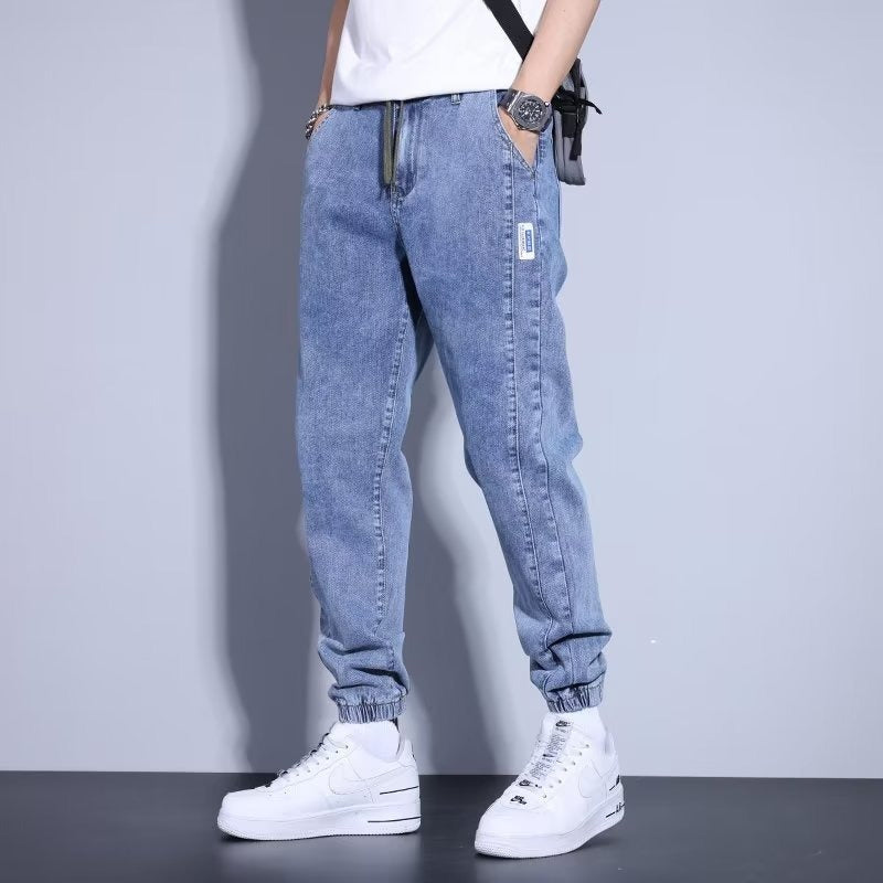 WW | Herren Weiche Denim Jogginghose Stylisch Für Männer