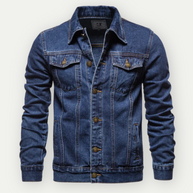 WW | Klassische Denim Truckerjacke Für Herren