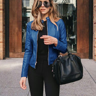 Jacke in Lederoptik für Damen