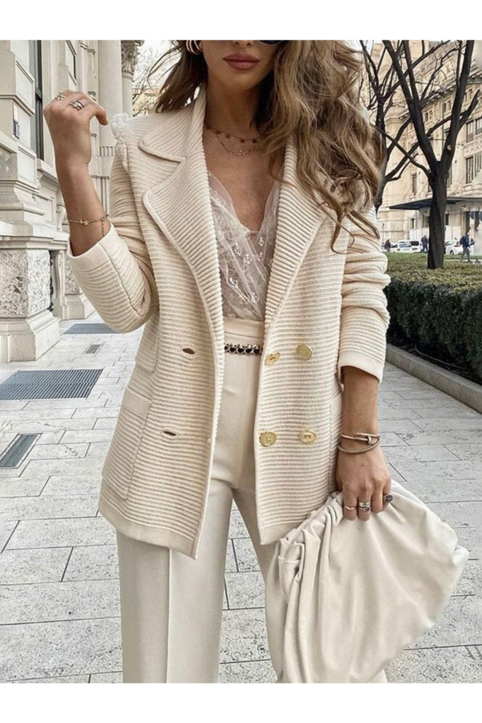 WW | Lange Blazer Für Frauen Warm
