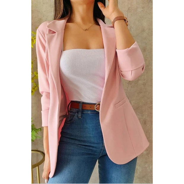 WW – Vintage-Damenblazer ohne Schnalle