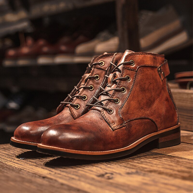 WW | Bequeme Leder Herrenschuhe