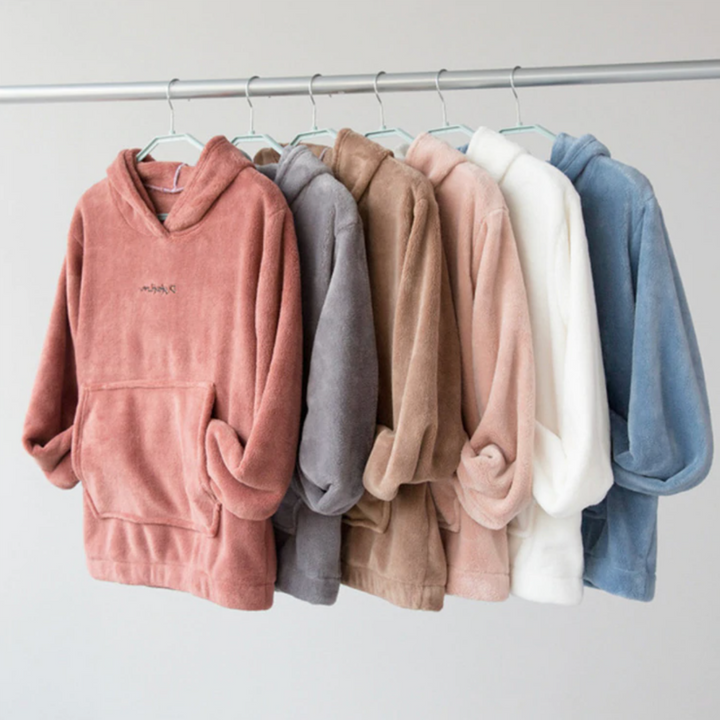 W&W Mode | Bequemer Fleece Hausanzug für Zuhause