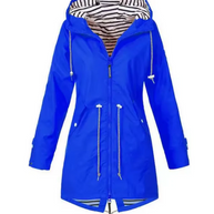 Wasserdichte Jacke mit Kapuze
