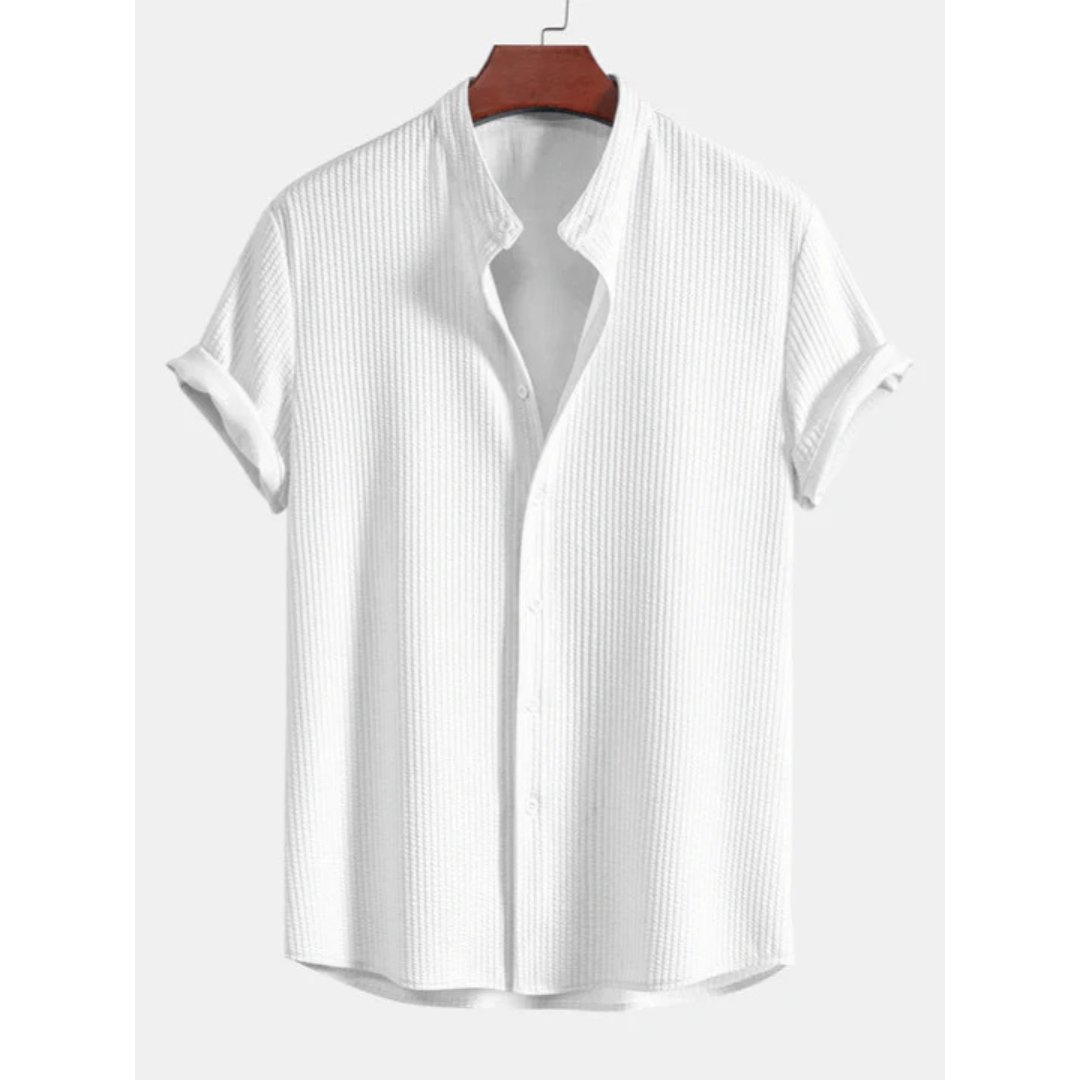 W&W Mode | Kurzärmlige Knopfleiste Bluse Lässig