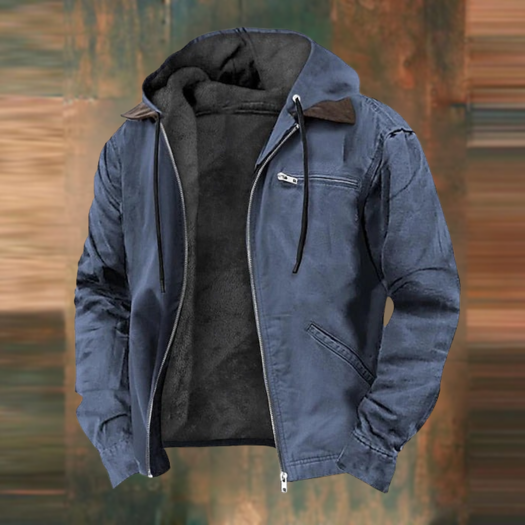 W&W Mode | Herren Kapuzenjacke für Komfort Stil
