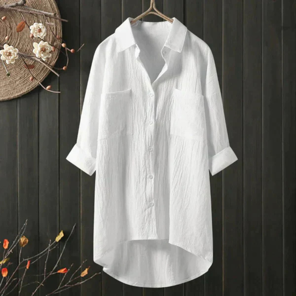 WW | Luftige Oversize Bluse Aus Baumwolle