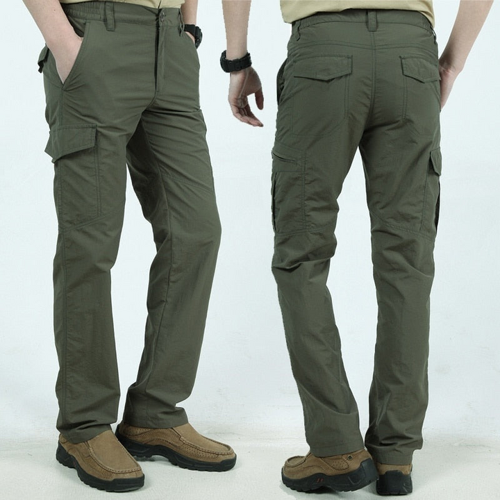 W&W Mode | Funktionale Und Stilvolle Herren Cargo Hose Mit Praktischen Klappen Taschen