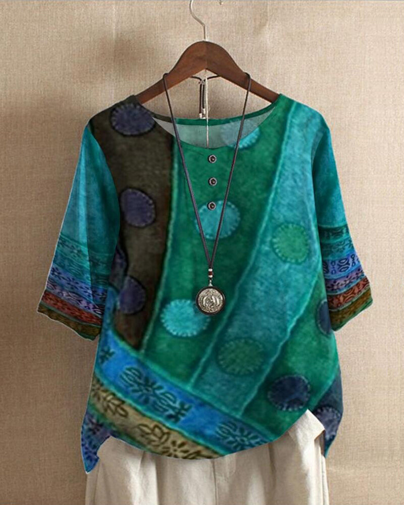 WW | Damen Boho Tunika Bluse