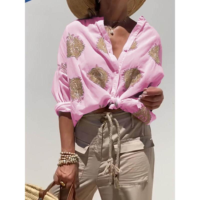 WW | Bluse mit goldenen Details - Elegant & bequem