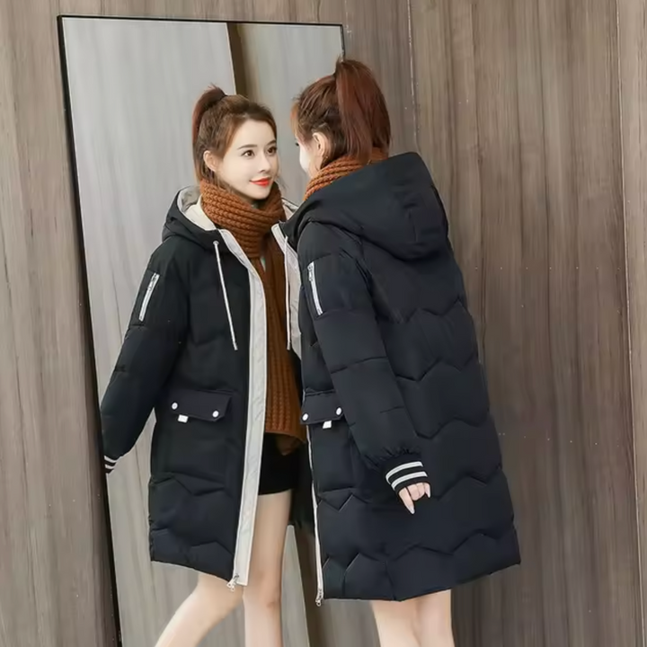 W&W Mode | Lange Parka Baumwolljacke