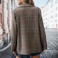 WW | Damen Karierten Blazer Trendy & Klassischer Blazer Für Frauen