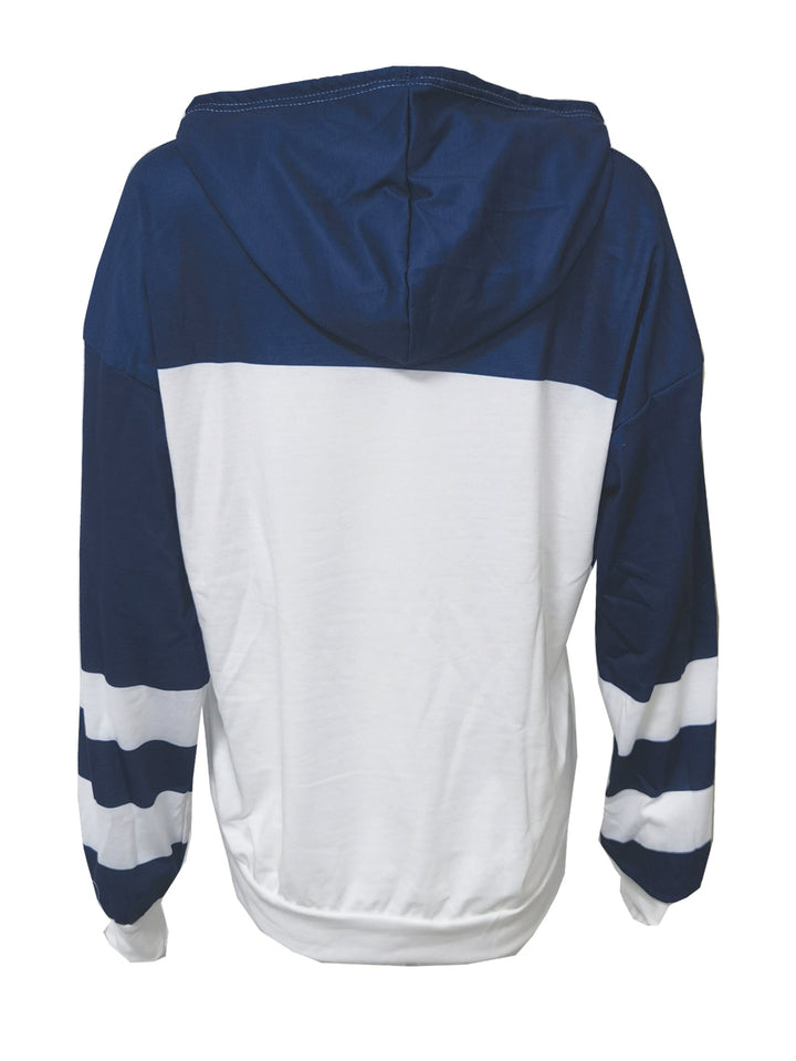 W&W Mode | Colorblock-Hoodie mit Anker-Print